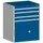 ladekast 1000x800x750mm 5laden zware lasten RAL7035 front RAL5010