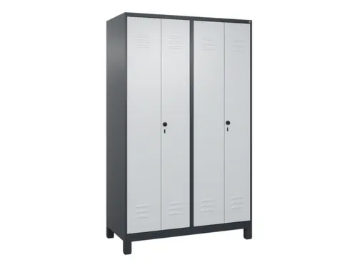 PBM-locker,HxBxD 1950x1200x500mm,4vak,vak B 300mm,draaigrendel
