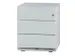 Ladenblok Staalplaat 495x420x565mm 3laden Cilinderslot Lichtgrijs