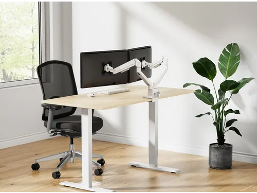 Monitorarm Neomounts NEXT Slim DS70-250WH2 2 schermen 32 inch wit