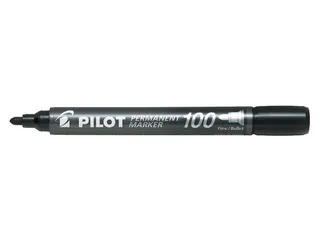 Viltstift PILOT 100 rond fijn zwart doos à 15+5 gratis - 3