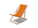Chaise de plage Relax Classic Orange