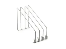 verdeelbeugel-set,v. legbord,ESD,HxD 280x400mm,staal,lichtgrijs