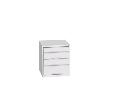 ladekast HxBxD 600x525x550mm 4laden romp RAL7035 front RAL7035