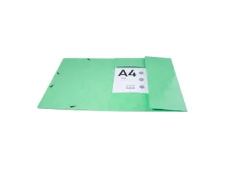 Exacompta Iderama Elastomap Met 3 Kleppen, Met Rugetiket, Limoengroen - 5