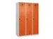 locker voor scheiding van kleding,HxBxD 1850x1200x500mm,3vak