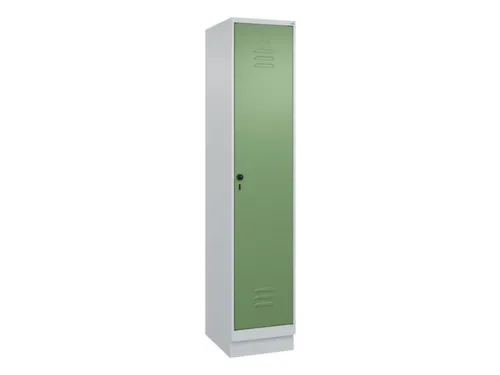 locker,HxBxD 1950x400x500mm,1vak,vak B 400mm,draaigrendel,sokkel