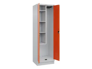 schoonmaakkast,HxBxD 1950x600x500mm,links 4vakken - 2