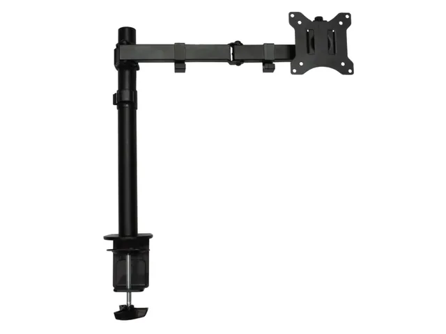 Monitorarm 1 Scherm Zwart 17/32 Inch Bureauklem + bladdoorvoer