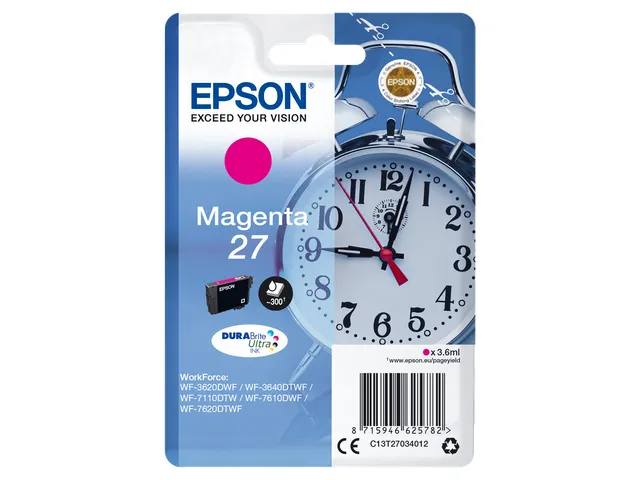 Singlepack Magenta 27 DURABrite Ultra Ink
