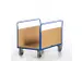 chariot à ridelles longitudinales,force 600kg,plateau Lxl 1200x770mm