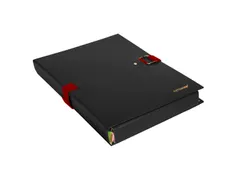 Map uitrekbare rug Extensor 24x32cm Zwart