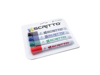 Scritto whiteboard markers set van 4 kleuren