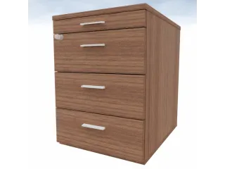 mobiel ladeblok,HxBxD 585x420x560mm,3lade(n),centr. vergrendeling - 4