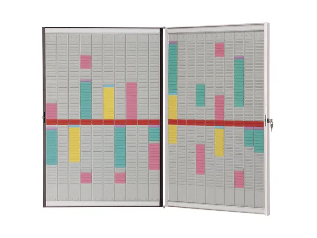 Nobo T-Kaart Planningsset Vouwbaar Frame Maat 20 met Accessoires