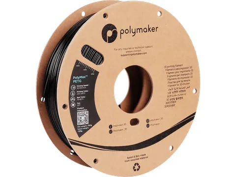 Polymaker PolyMax Tough PETG filament 1,75 mm Black 0,75 kg