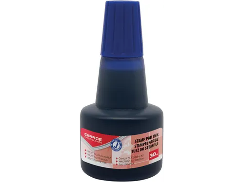 Stempelinkt 30ml blauw