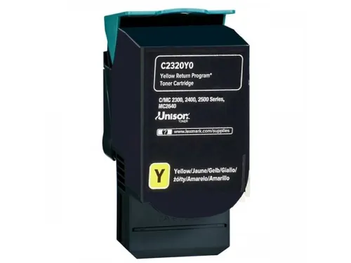 C232HY0 LEXMARK C/MC toner yellow HC
