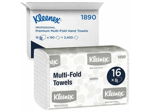 Kleenex 8201890 Handdoek Multifold 1-laags wit 235x23cm 16x150st