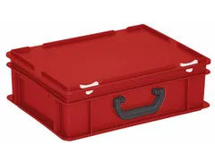 Euronorm Koffer Hxlxb 130x400x300mm 11l 1 Handgreep Rood