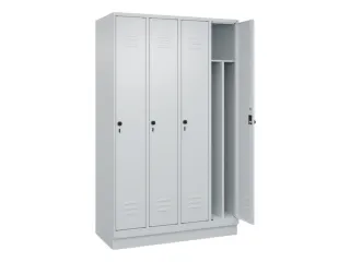 locker voor scheiding van kleding,HxBxD 1950x1200x500mm,4vak - 2