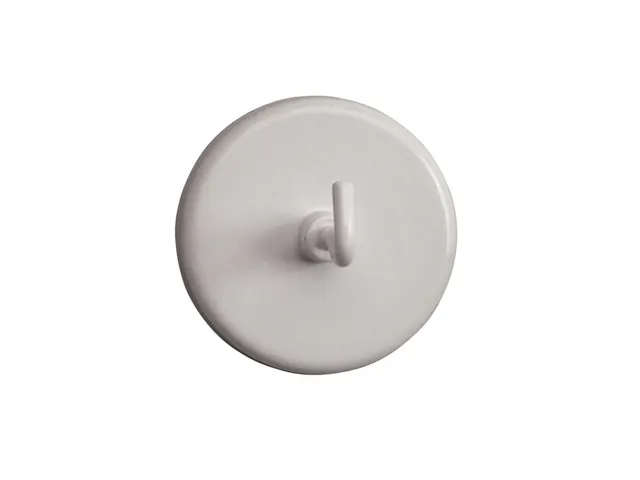 Magneet met haak MAUL 47mm trekkracht 12kg wit 5 stuks