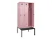 locker met bank,voor scheiding van kleding,HxBxD 2120x900x815mm,3vak