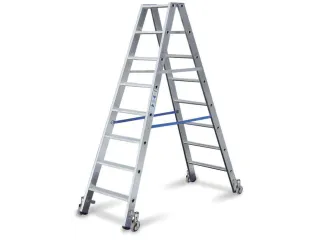 Verrijdbare Boktrap Aluminium L 2 04M 2X8Treden - 1