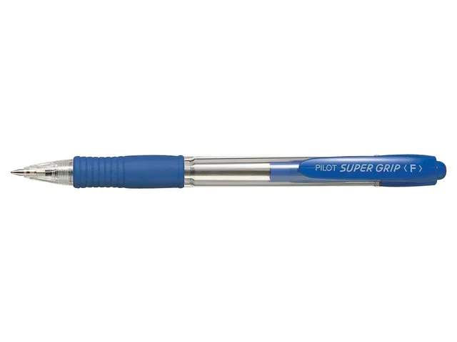 Balpen Pilot Super Grip F 0.7mm Fijne punt Blauw