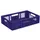 Euronorm Stapelkrat Pe 150x600x400mm 27liter Open Blauw