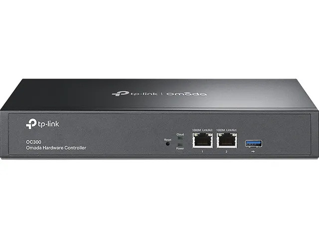 TP-LINK OC300 Omada Cloud Controller 2XRJ45 USB-A 3.0 WLAN zwart