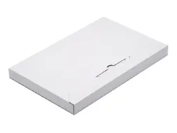Brievenbusbox CleverPack A4 350x230x26mm karton wit pak à 5 stuks