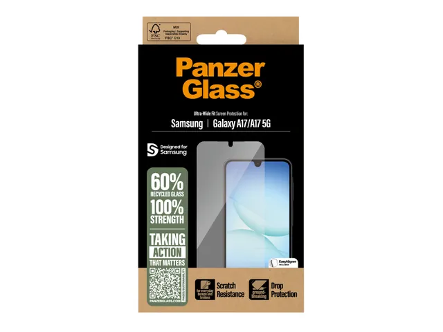 PanzerGlass Screen Protector Samsung Galaxy A17 | A17 5G | Ultra-Wi