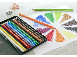 Polychromos Kleurpotloden Etui à 12 St - 10