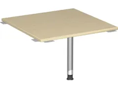 koppelelement voor bureau,90 °,BxD 800x800mm,blad esdoorn,hoekig