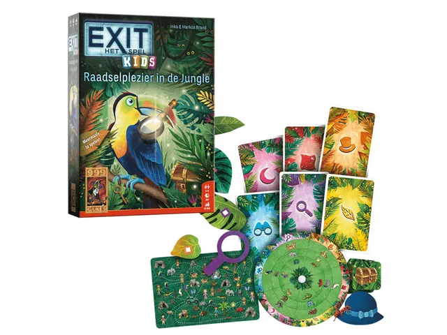 999Games EXIT Kids Raadselplezier in de jungle puzzelspel 5+