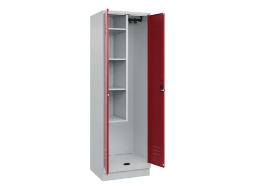 schoonmaakkast,HxBxD 1950x600x500mm,links 4vakken
