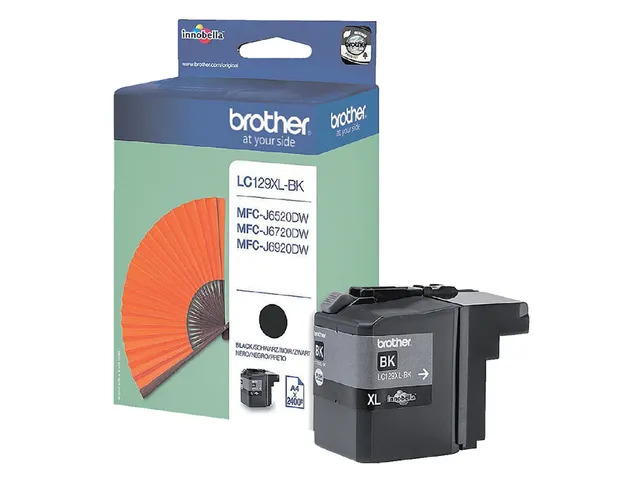 Inkcartridge Brother LC-129XLBK zwart HC