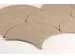 Akoestische PET-vilt Japanse Golf tegels beige 30x26cm 22 stuks