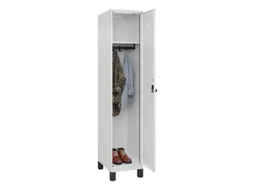 locker,HxBxD 1950x400x500mm,1vak,vak B 400mm,draaigrendel,voeten