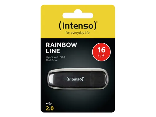 Rainbow Line Usb Stick Drive 16Gb 2.0 Zwart