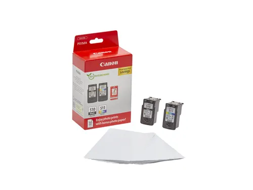Canon PG-510 & CL-511 Multipack Zwart + Kleur Inktcartridge