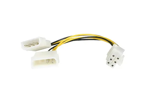 15 cm LP4 naar 6-polige PCI Express videokaart-voedingskabeladapter