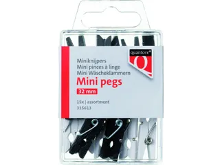 Miniknijper Quantore blister 34mm assorti - 1