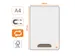 Whiteboard Nobo A4 mini 4 stuks