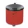 Veiligheidswandasbak 2.4 liter 45x 150mm Kiepbaar Plaatstaal Rood