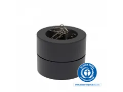 Papercliphouder MAULpro magnetisch recycled Ø73x60mm zwart