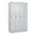 locker,HxBxD 1950x1200x500mm,4vak,vak B 300mm,draaigrendel,sokkel