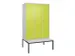 locker voor scheiding van kleding,HxBxD 2120x1200x815mm,3vak