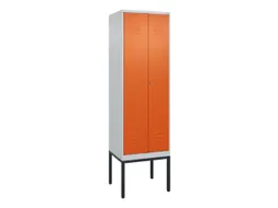 locker voor scheiding van kleding,HxBxD 2120x600x500mm,2vak